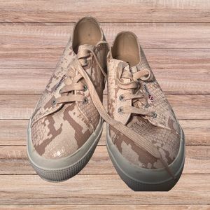 Superga Synth Snake Sneaker Women's Platform Shoes